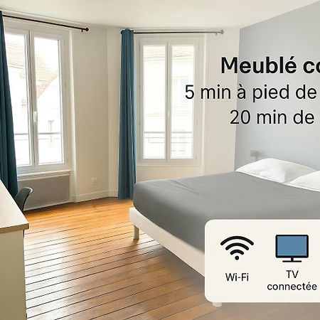 Appartement Maciet 4- Centre Ville Meaux-Gare-Disney ภายนอก รูปภาพ